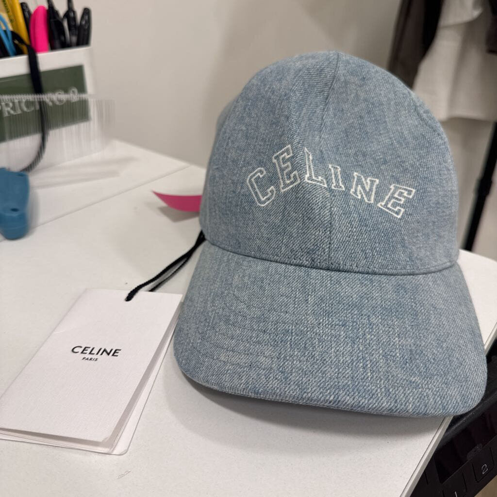 Denim Logo Baseball Cap (w/ tags)