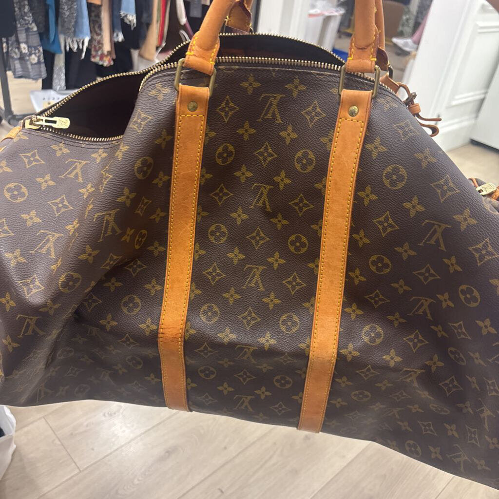 Brown Monogram Keepall 60 Duffle (Handles)