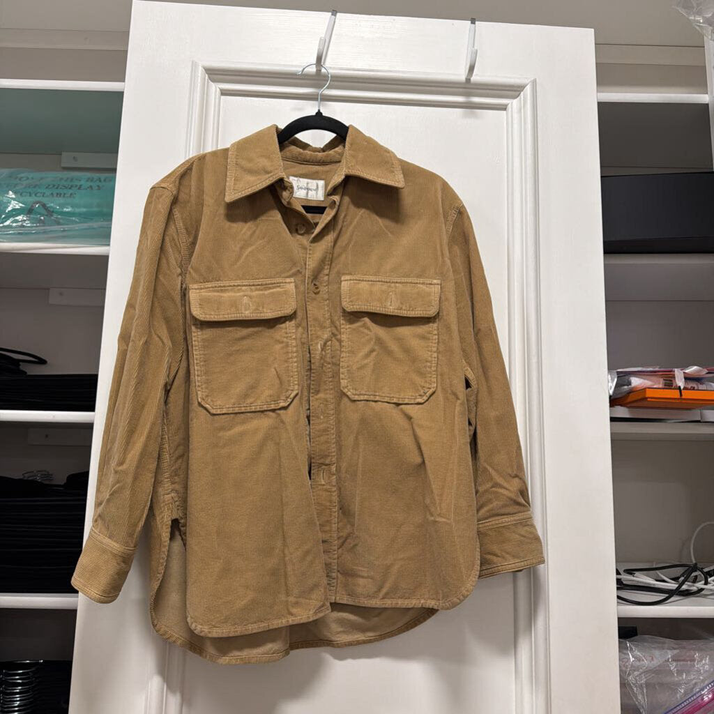 2024 Brown Corduroy Overshirt
