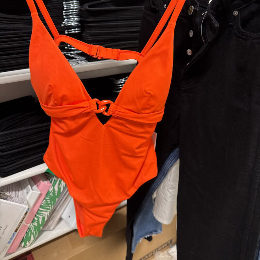 Orange One Piece Swimsuit (NWT)