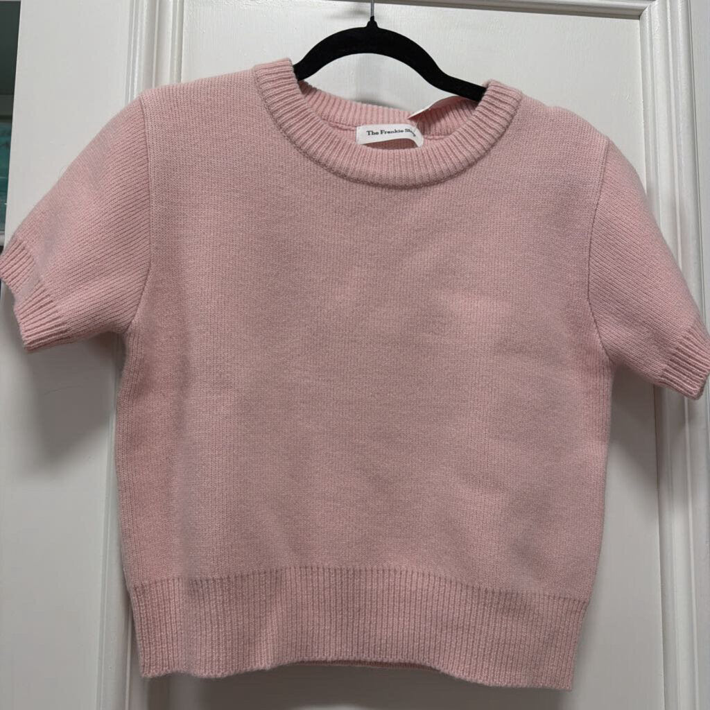Pink Wool Blend Sweater Tee (195)