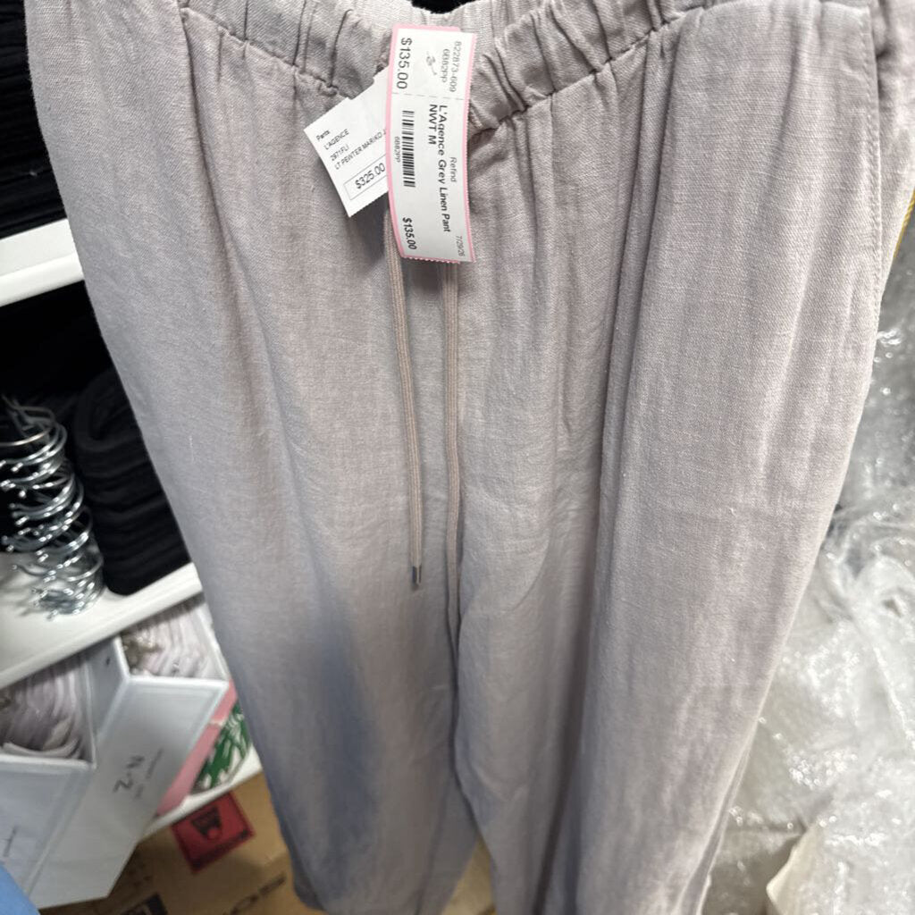 Grey Linen Pant NWT