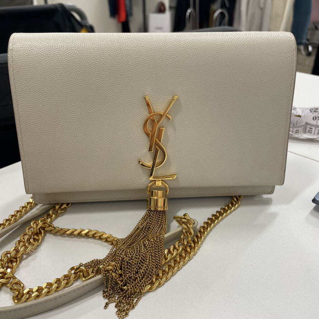 Beige Kate Tassel Bag