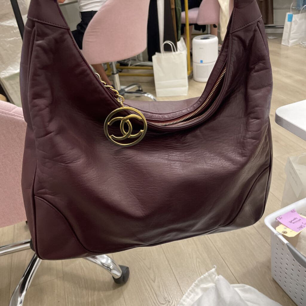Oxblood Vintage Timeless CC Shoulder Bag