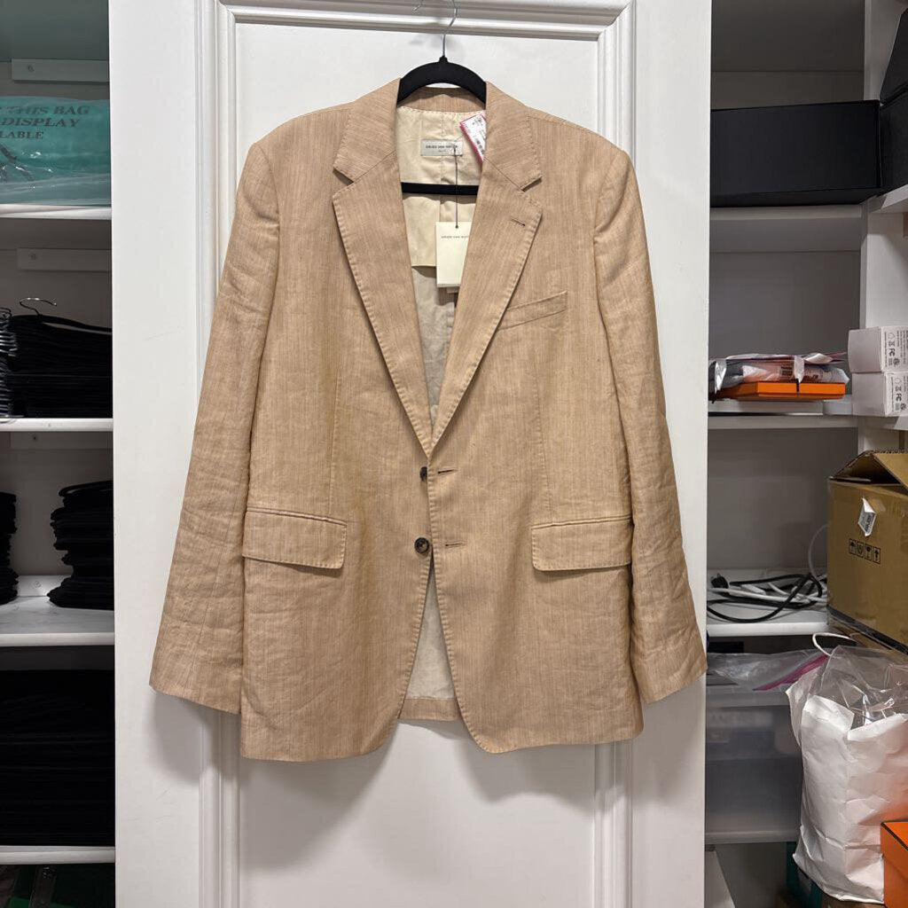 Beige Herringbone Blazer (NWT)