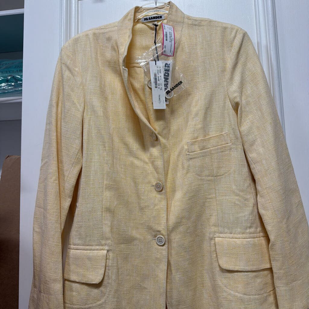 Yellow Cotton/Linen Jacket (NWT)