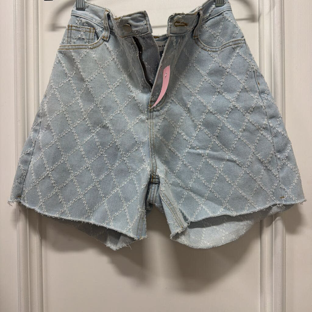 Light Wash Denim Short