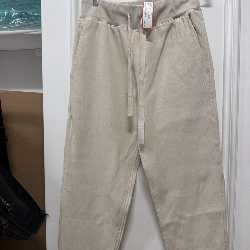 Cream Drawstring Pant