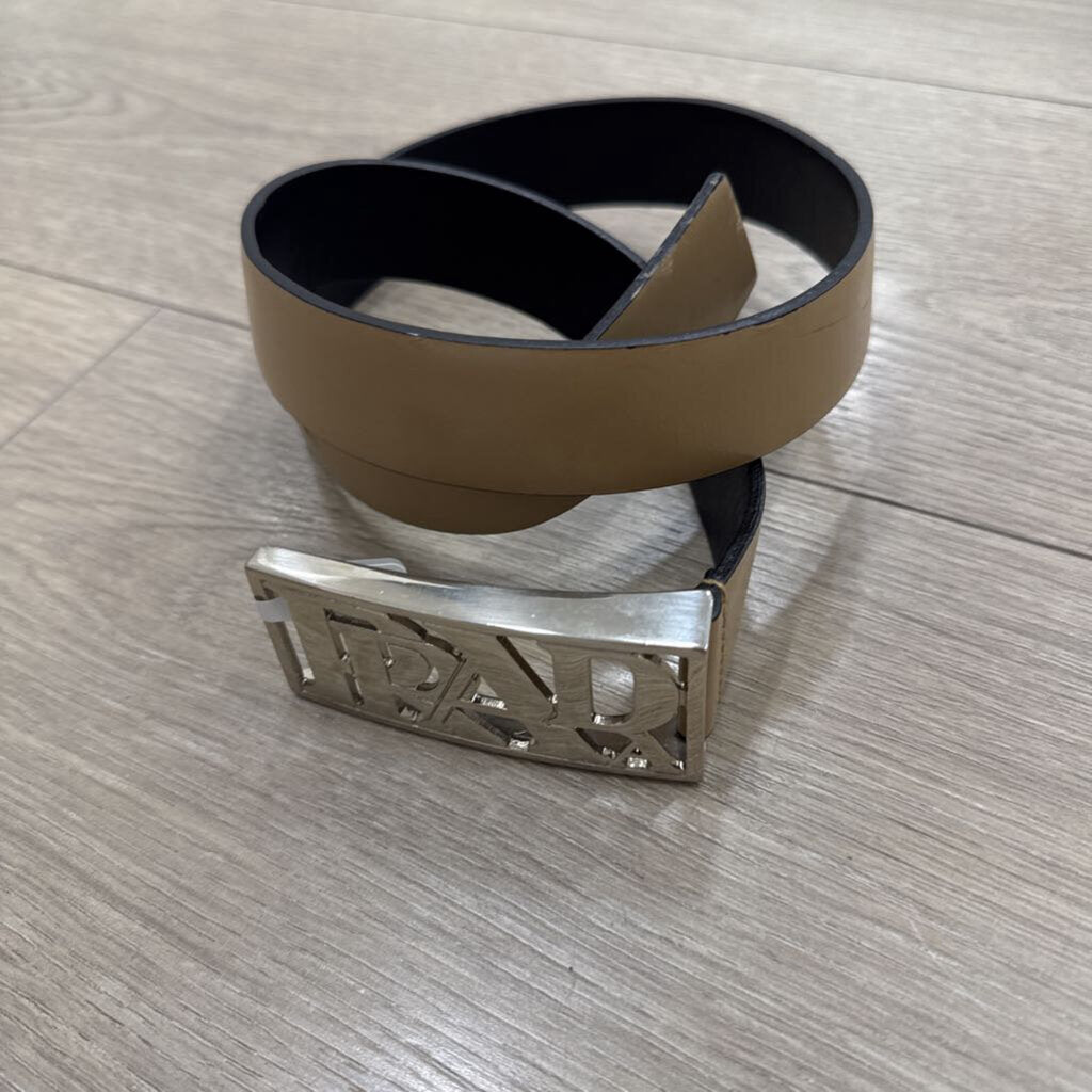 Prada Tan Leather Belt, 70