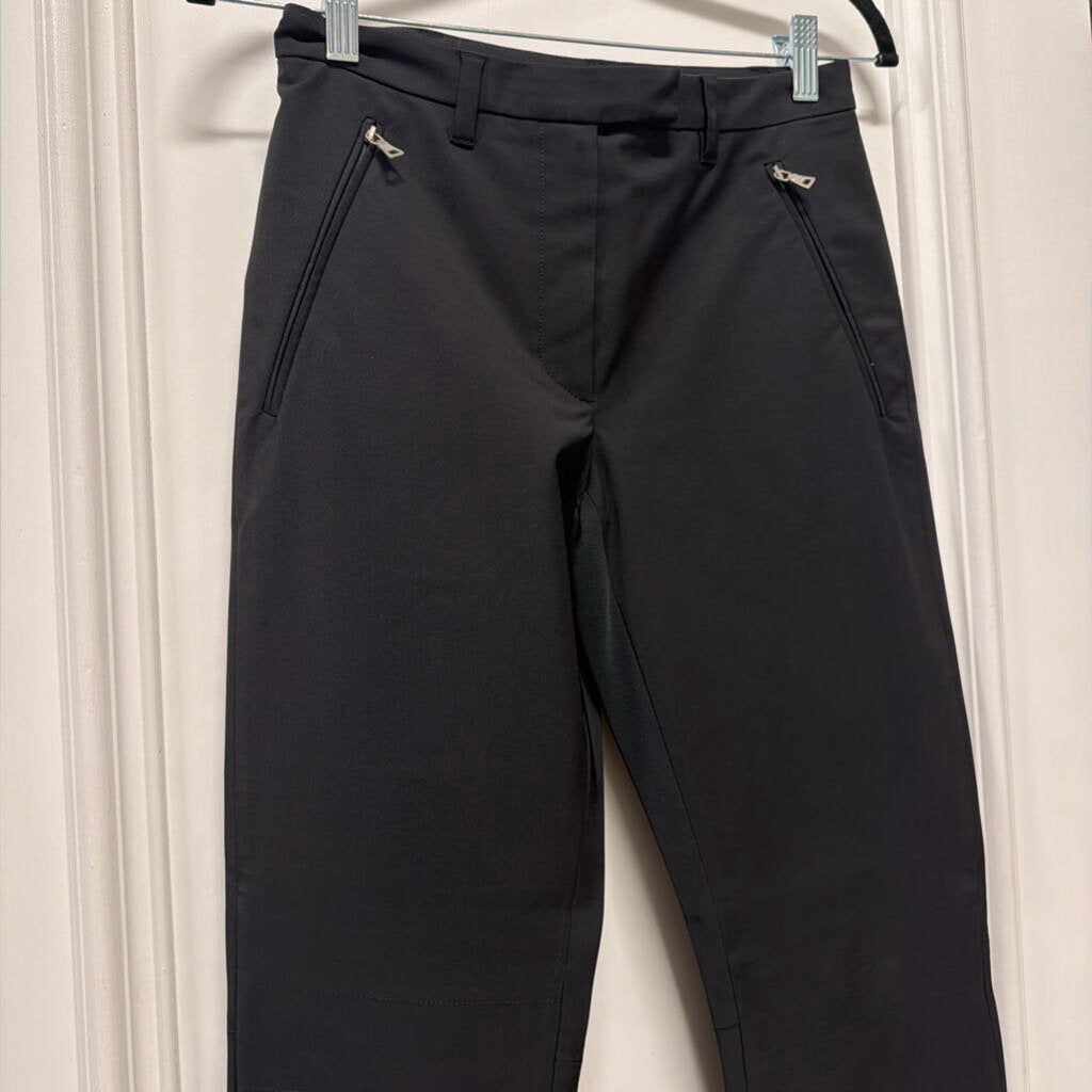 Black Poly Blend Trouser