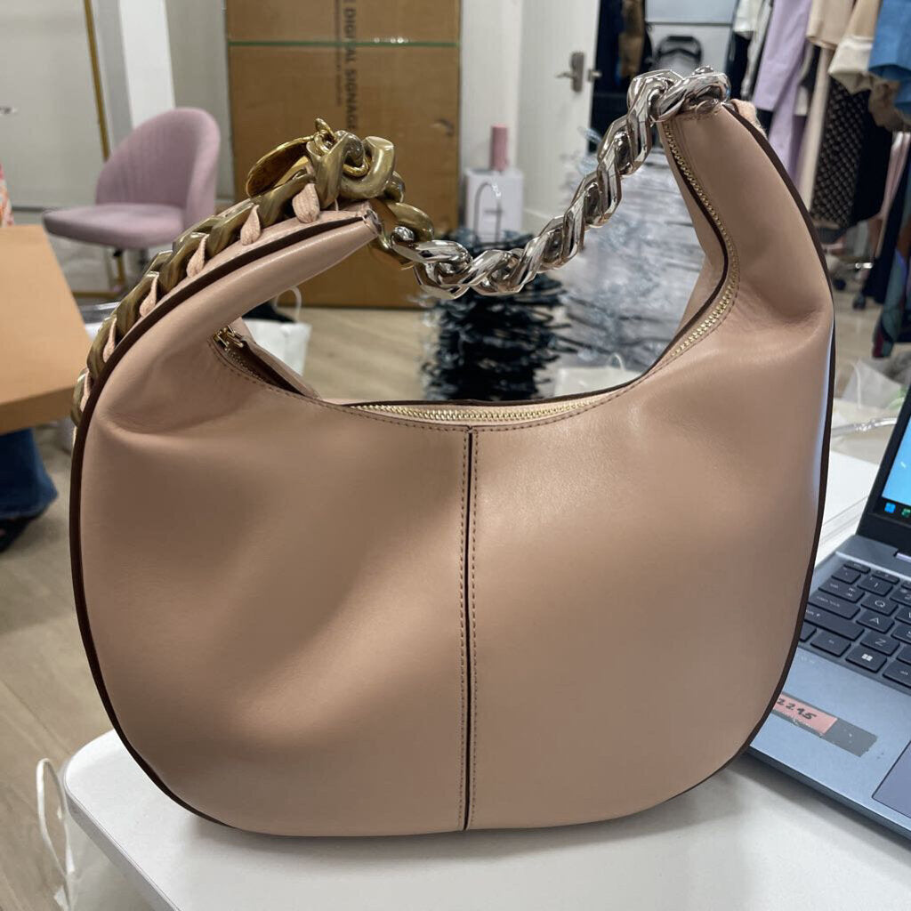 Pink Frayme Zipped Shoulder Bag(1695)