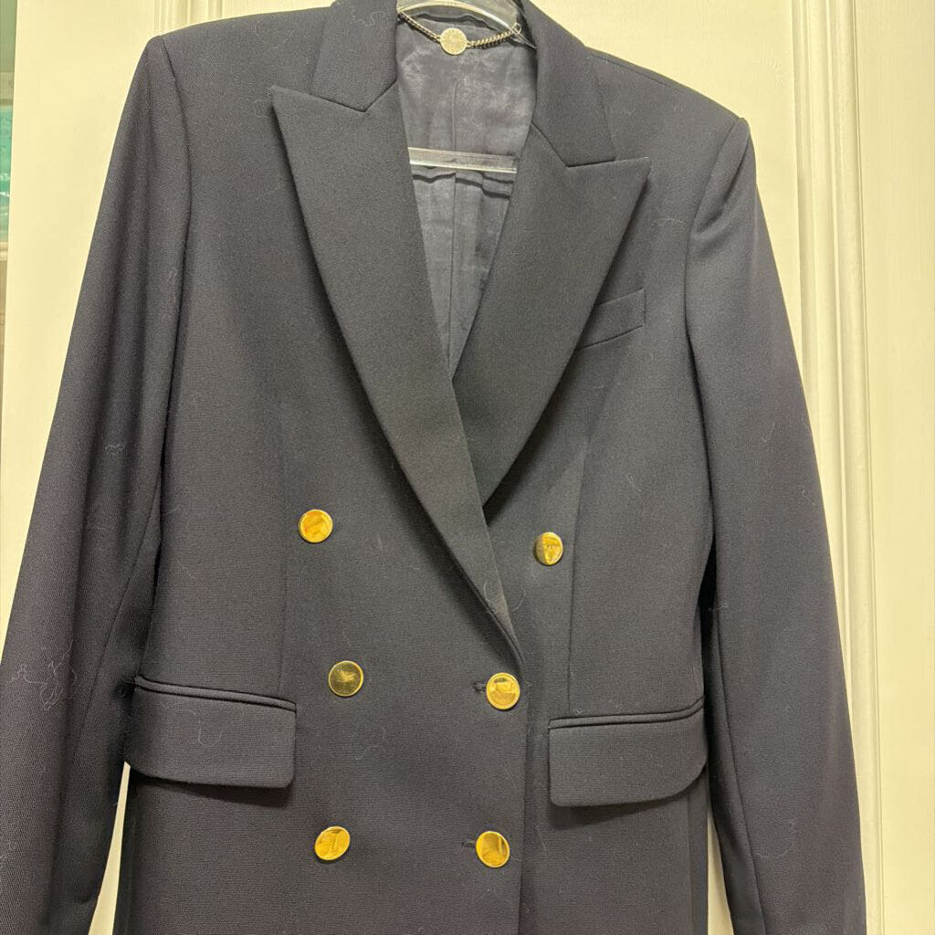 Navy Wool Blazer