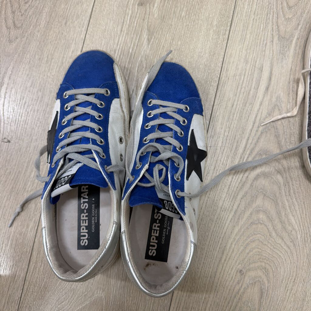Blue/White Black Star Golden Goose