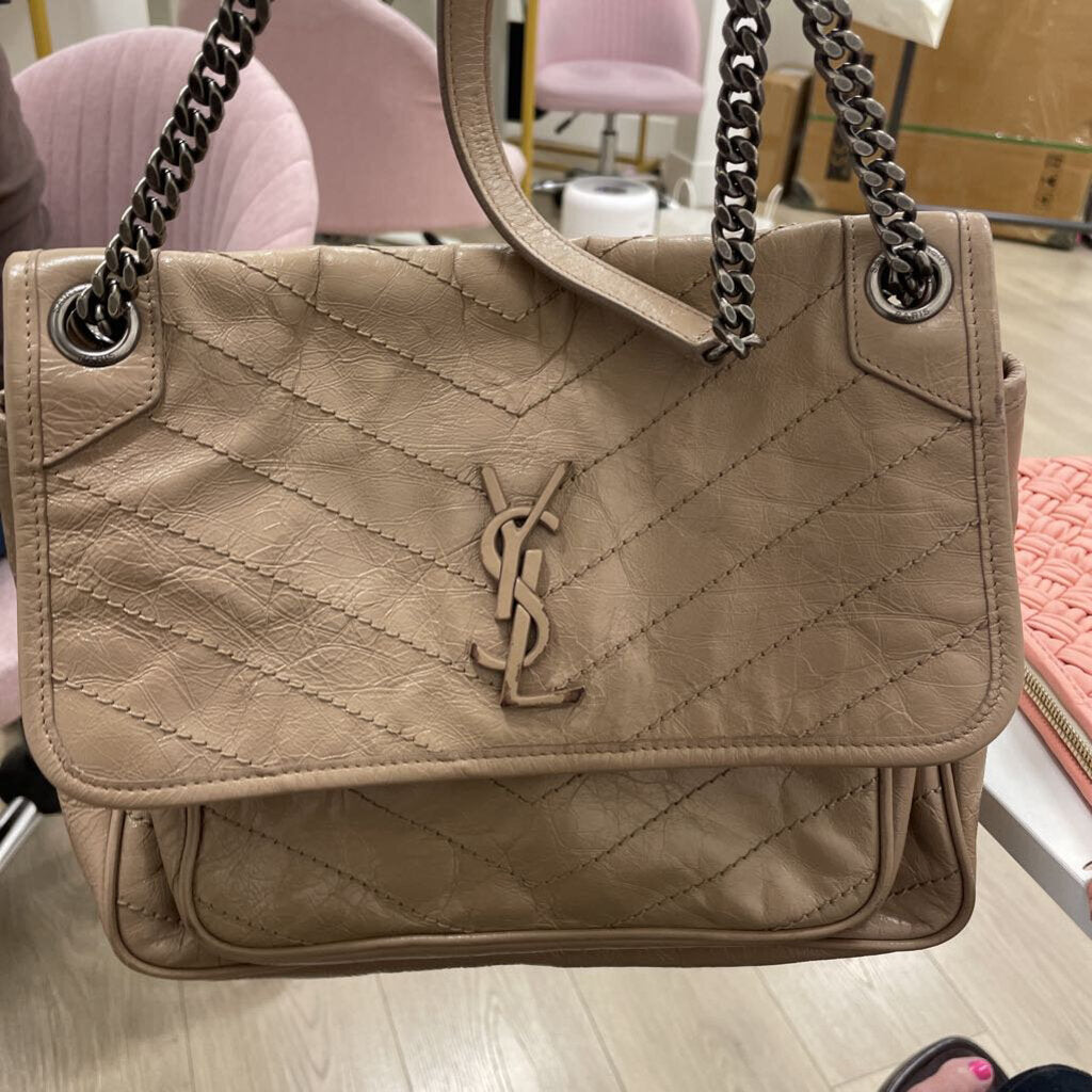 Taupe Leather Niki (as is -wear)