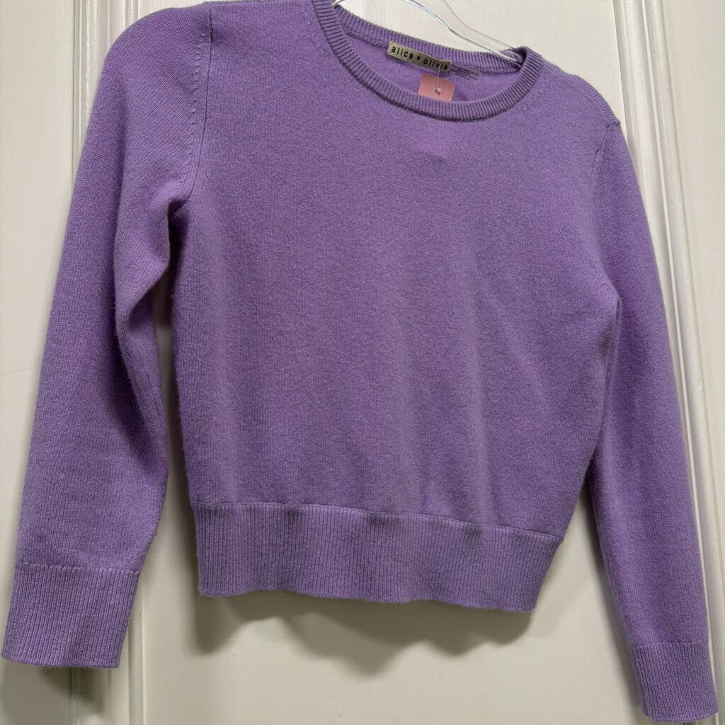 Purple Cashmere Sweater