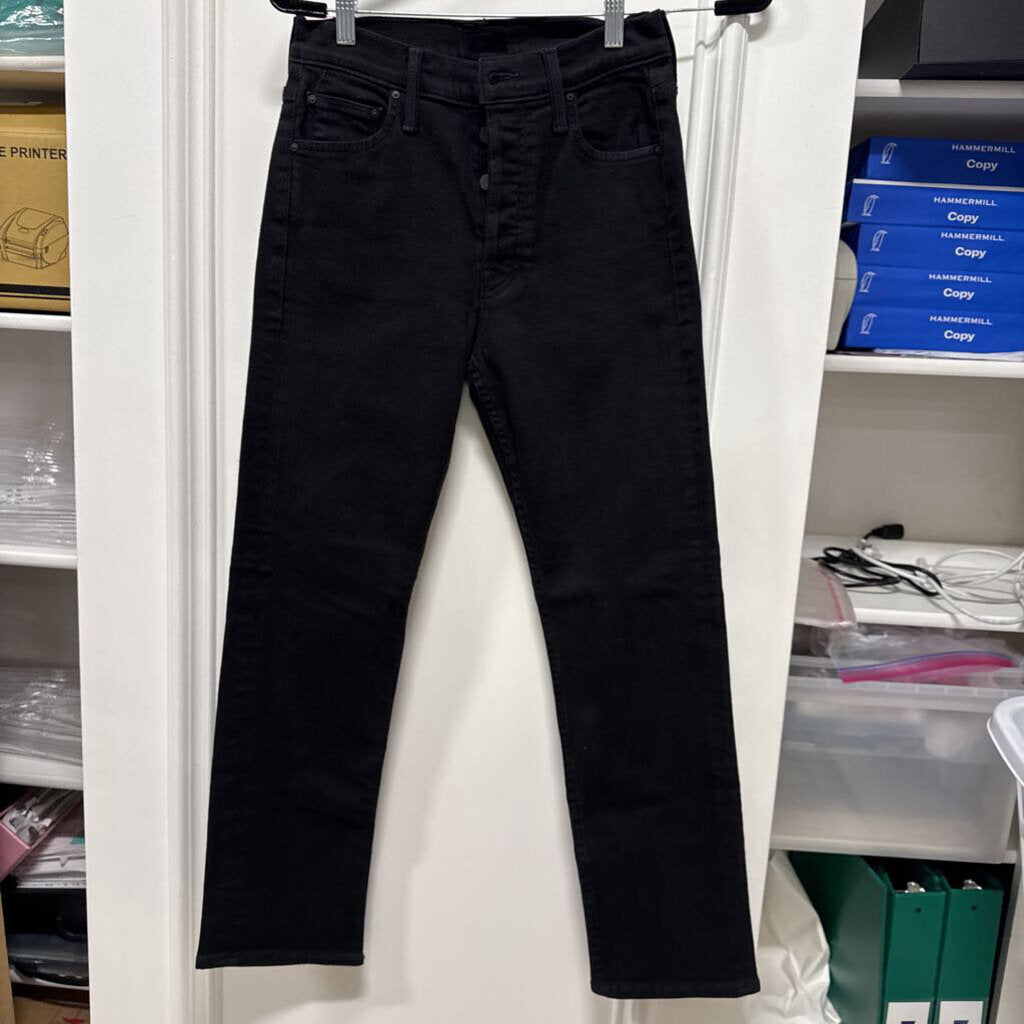 Black Straight Leg Jeans
