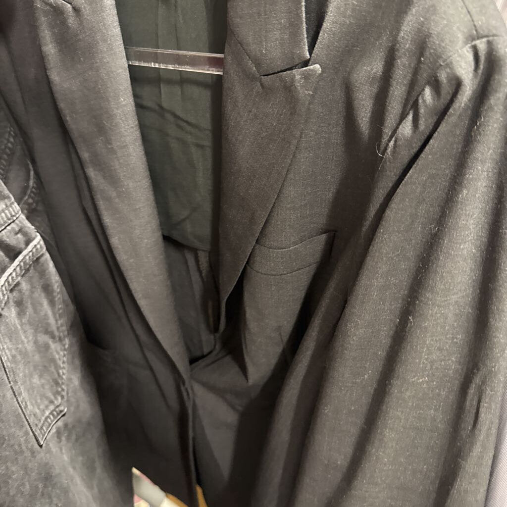 Black Wool/Polyamide Blazer