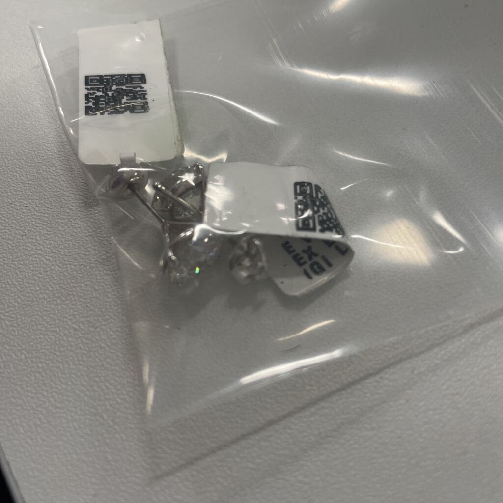 #28 Lab Diamond Studs - 3.09/3.09ctw