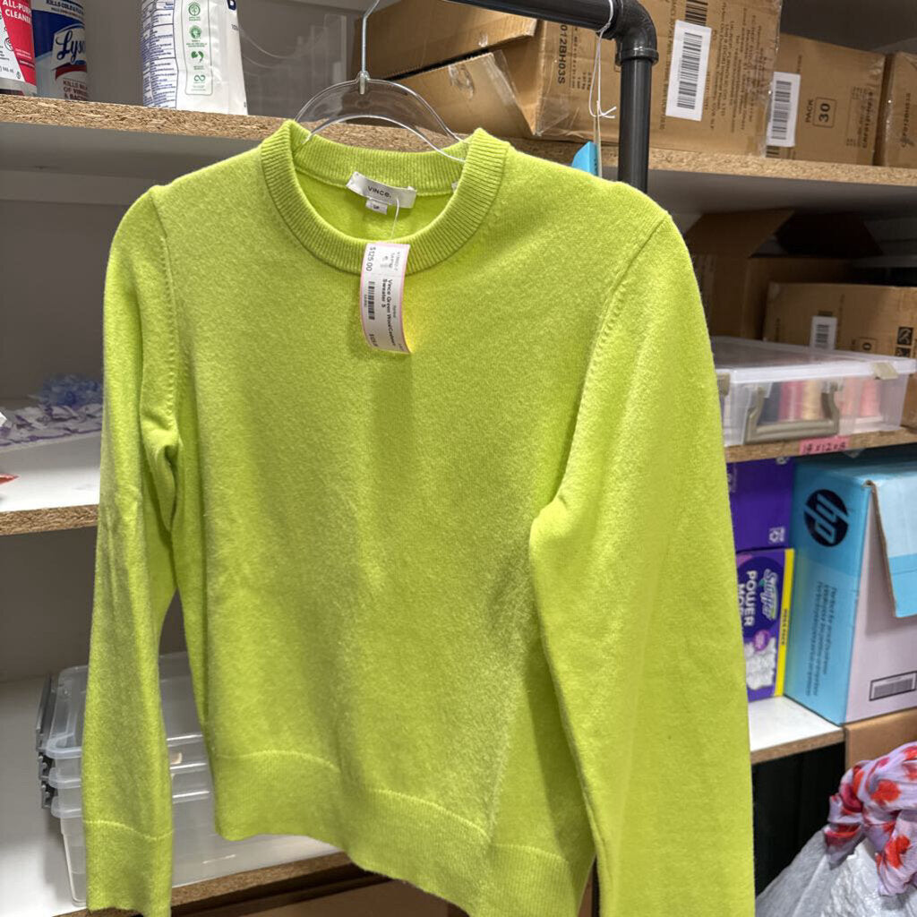 Green Wool/Cashmere Sweater