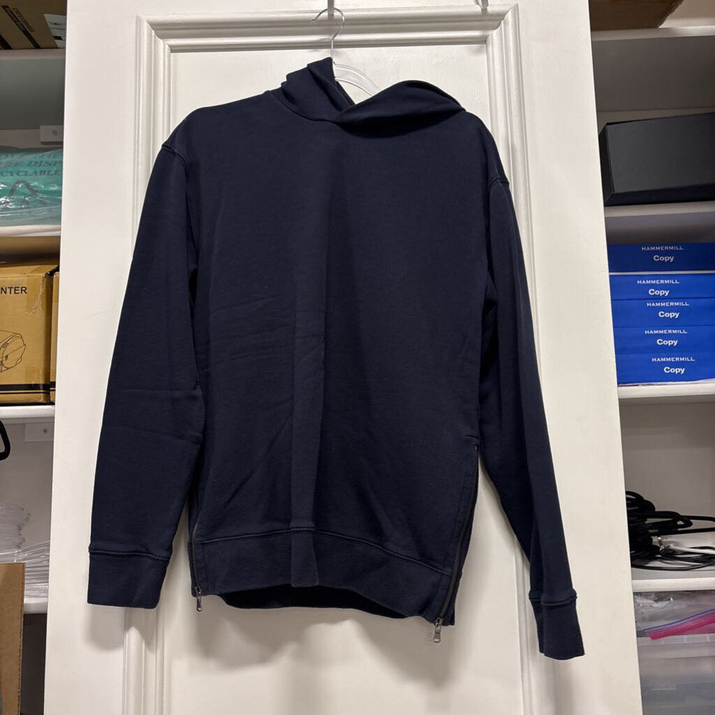 Navy Cotton Hoodie
