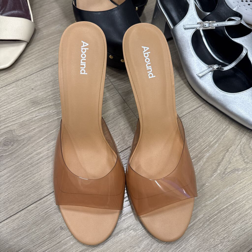 Nude PVC Mules