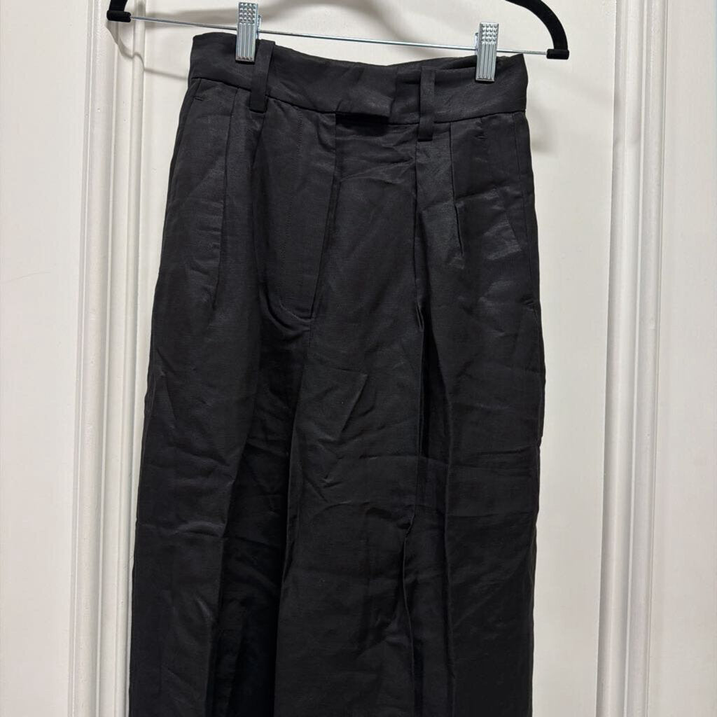 Black Rayon/Linen Trousers (NWT)