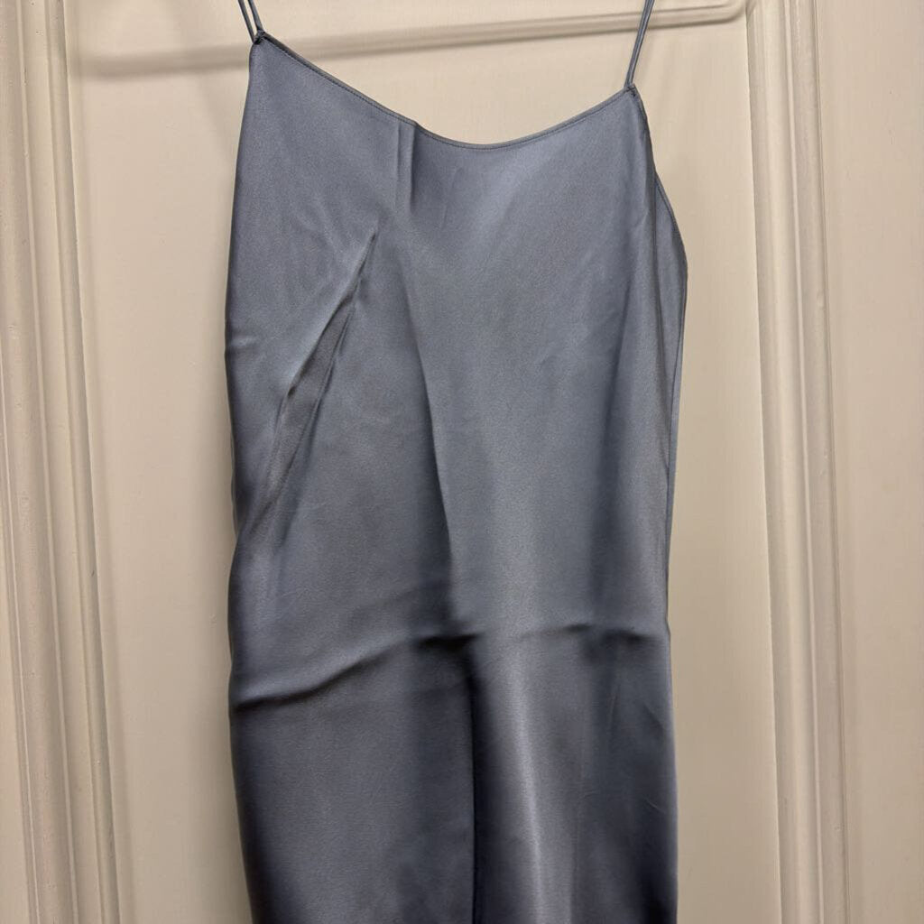 Light Blue Silk Mini Dress (NWT)