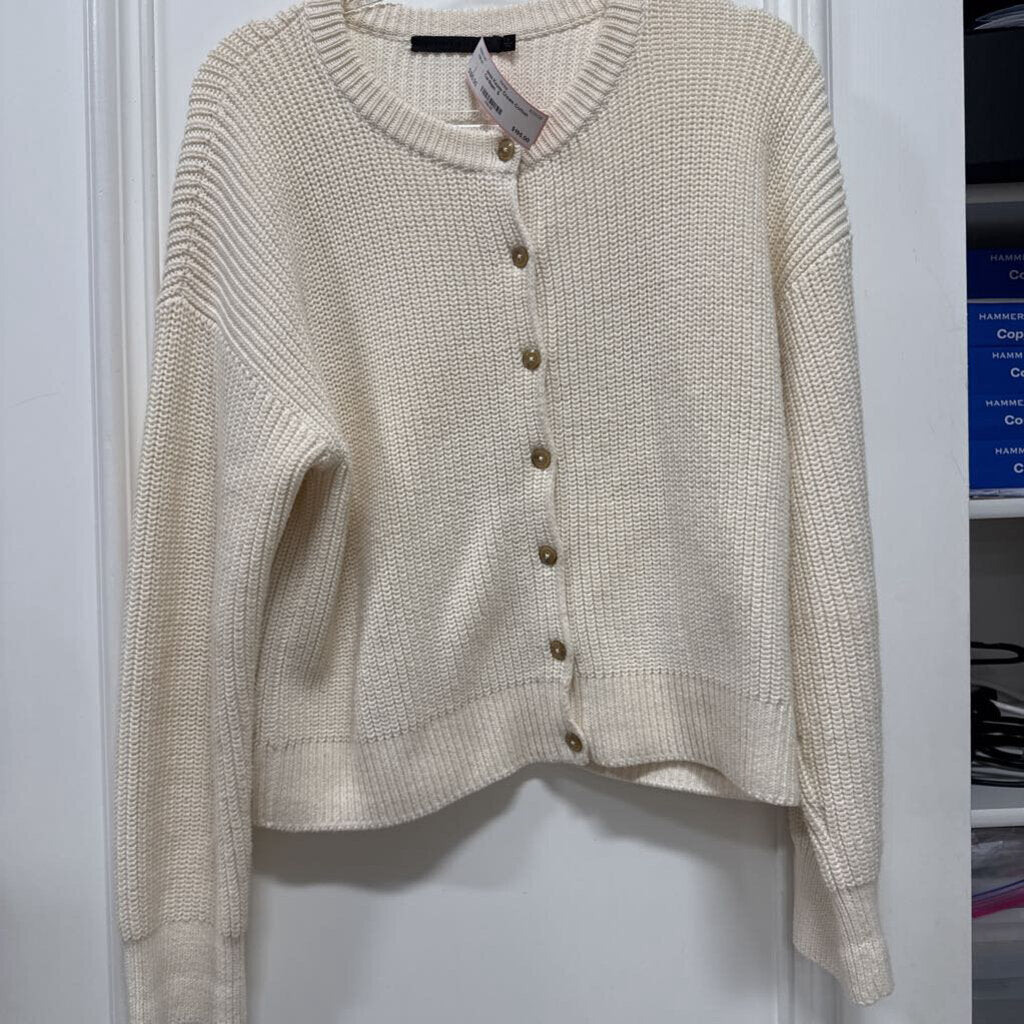 Cream Cotton Cardigan
