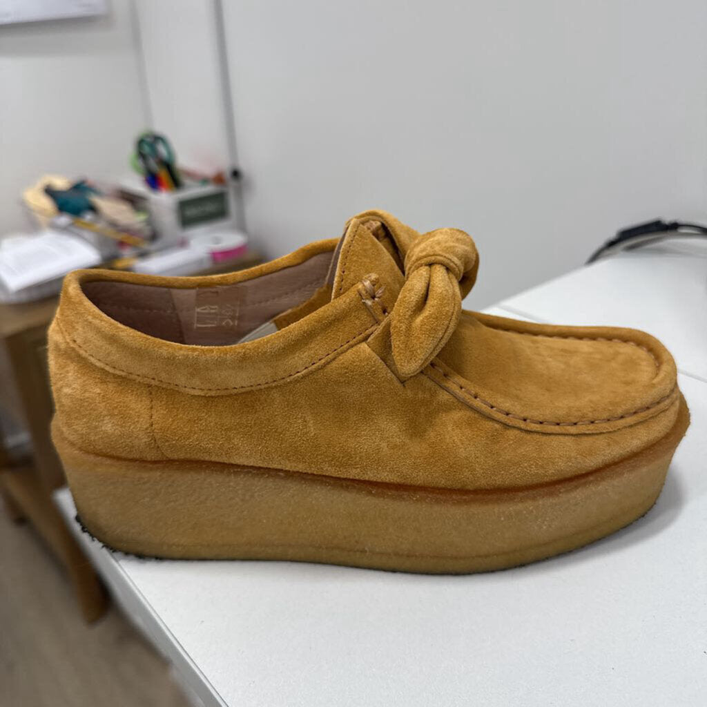 Loeffler Randall Tan Suede Platform Chukka Shoe