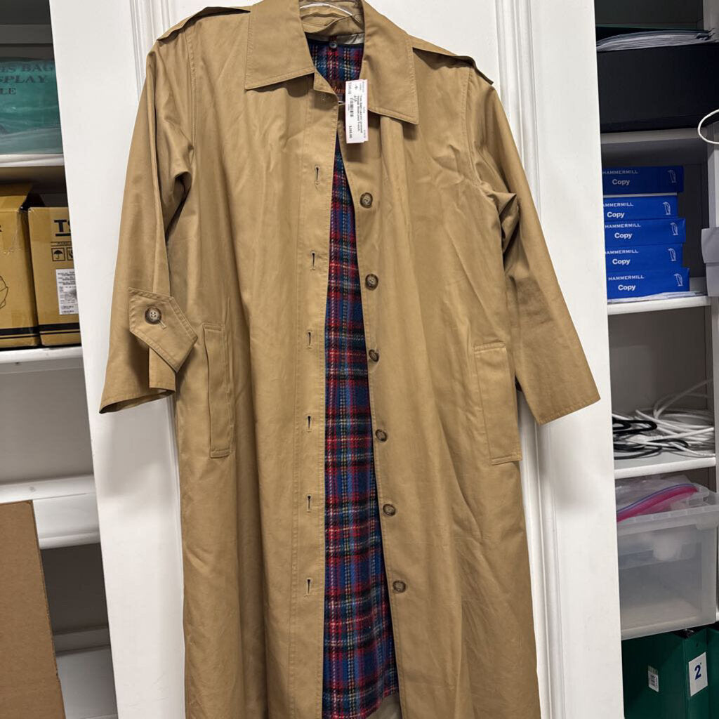 Licensed Vintage Wool-Lined Trench Coat