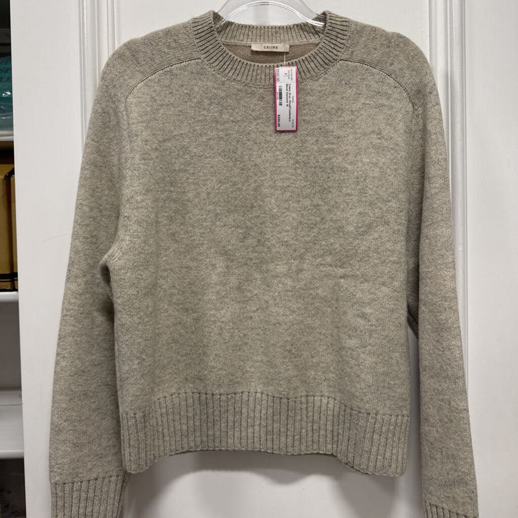 Gray Wool/Cashmere Blend Sweater
