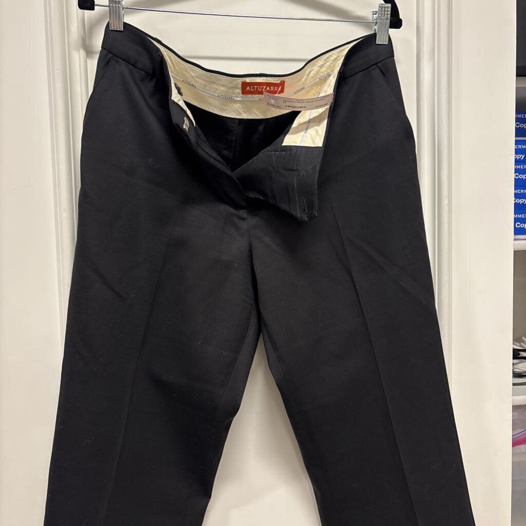 Black Wool Trouser