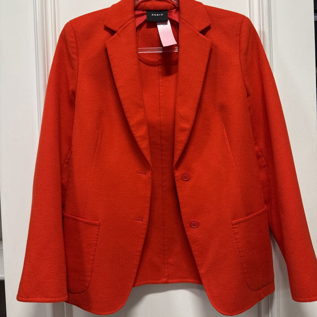 Orange Cashmere Blazer