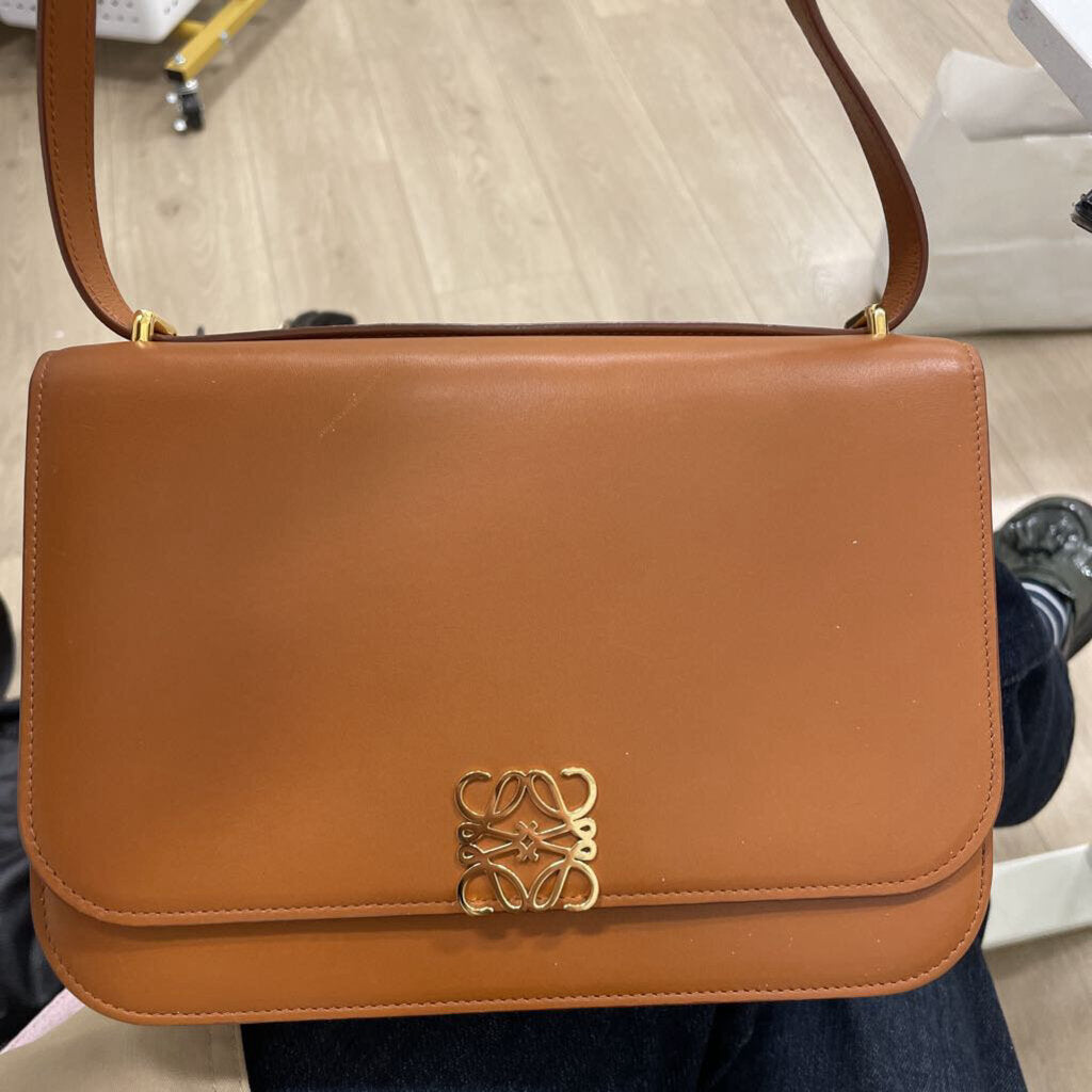 Brown Leather Goya Shoulder Bag
