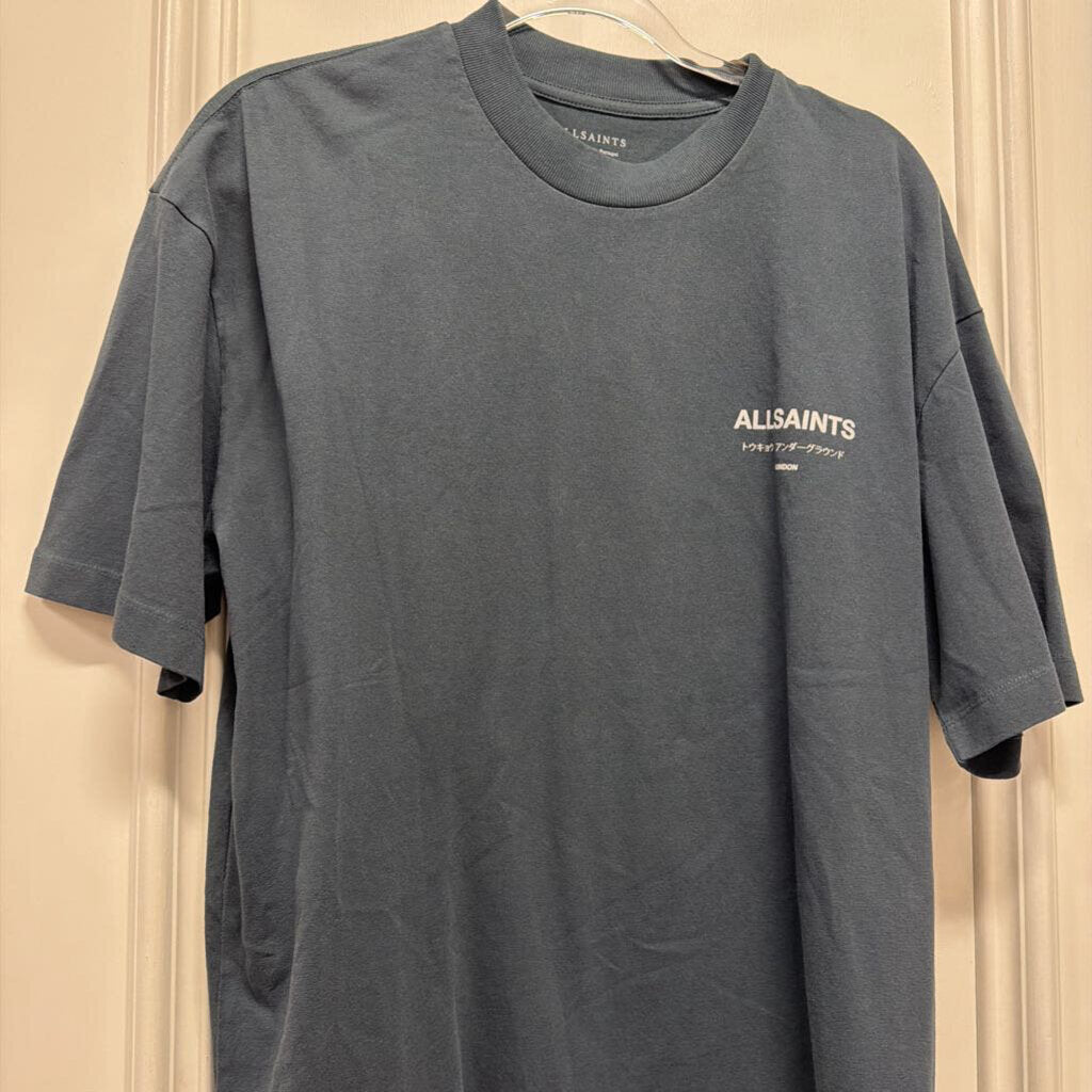 Blue Cotton Logo Tee (NWT)