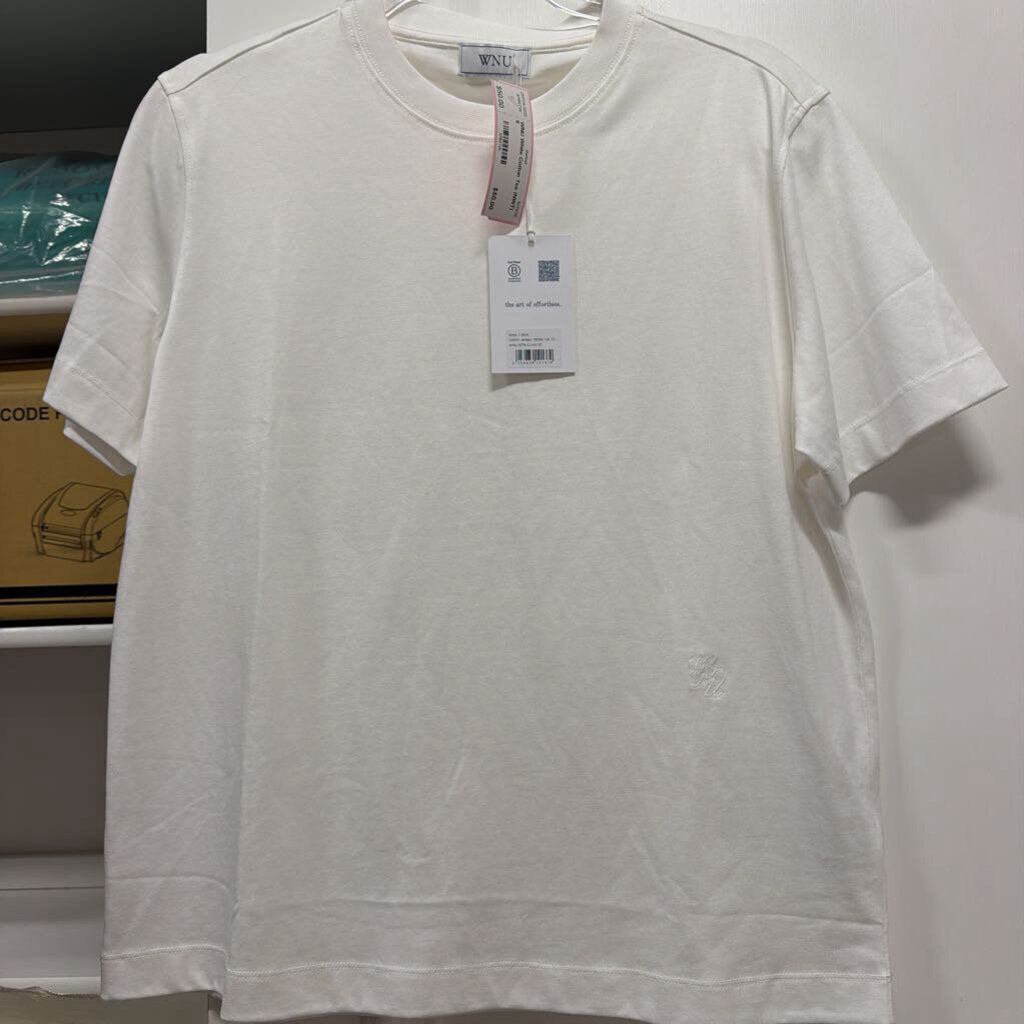 White Cotton Tee (NWT)