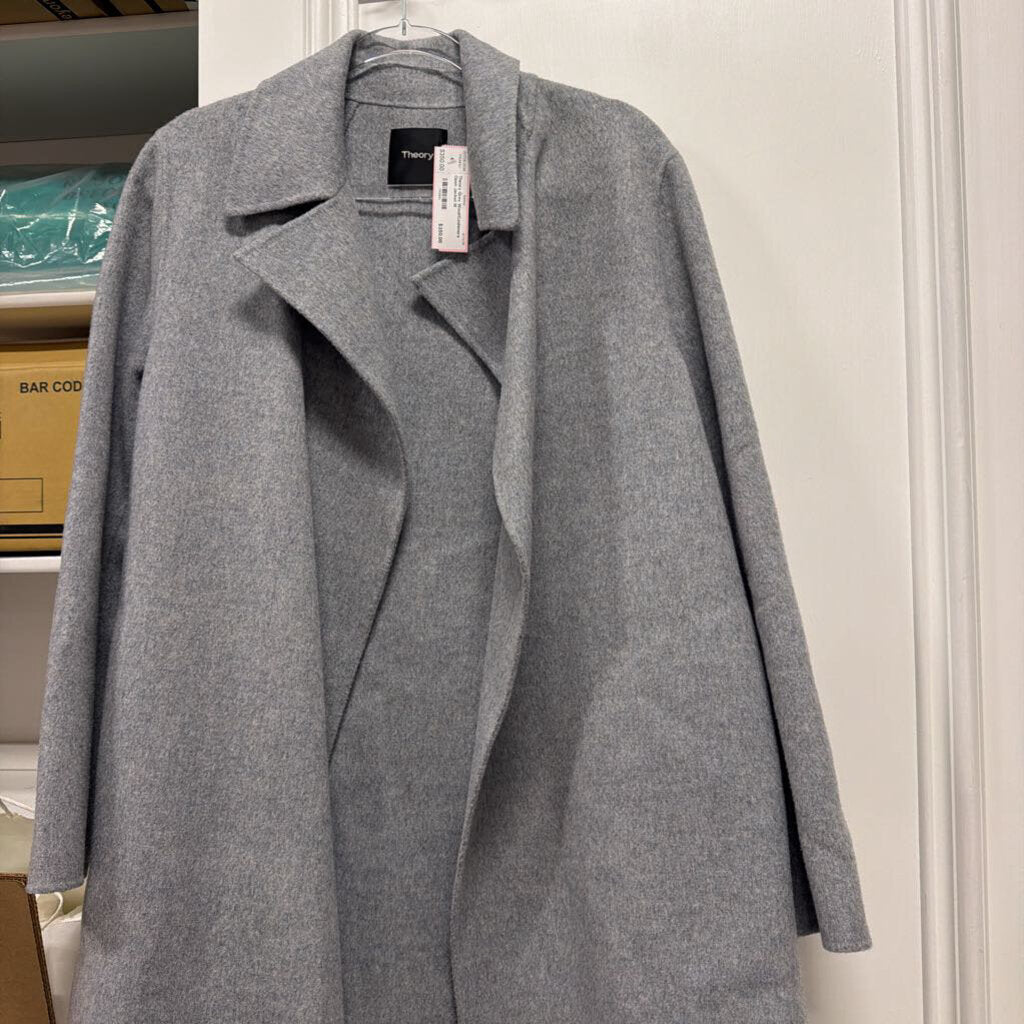 Grey Wool/Cashmere Open Jacket