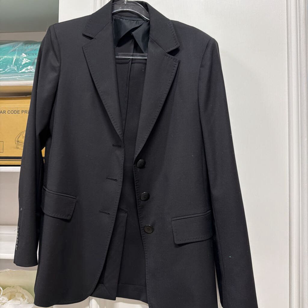 Black Wool Blazer