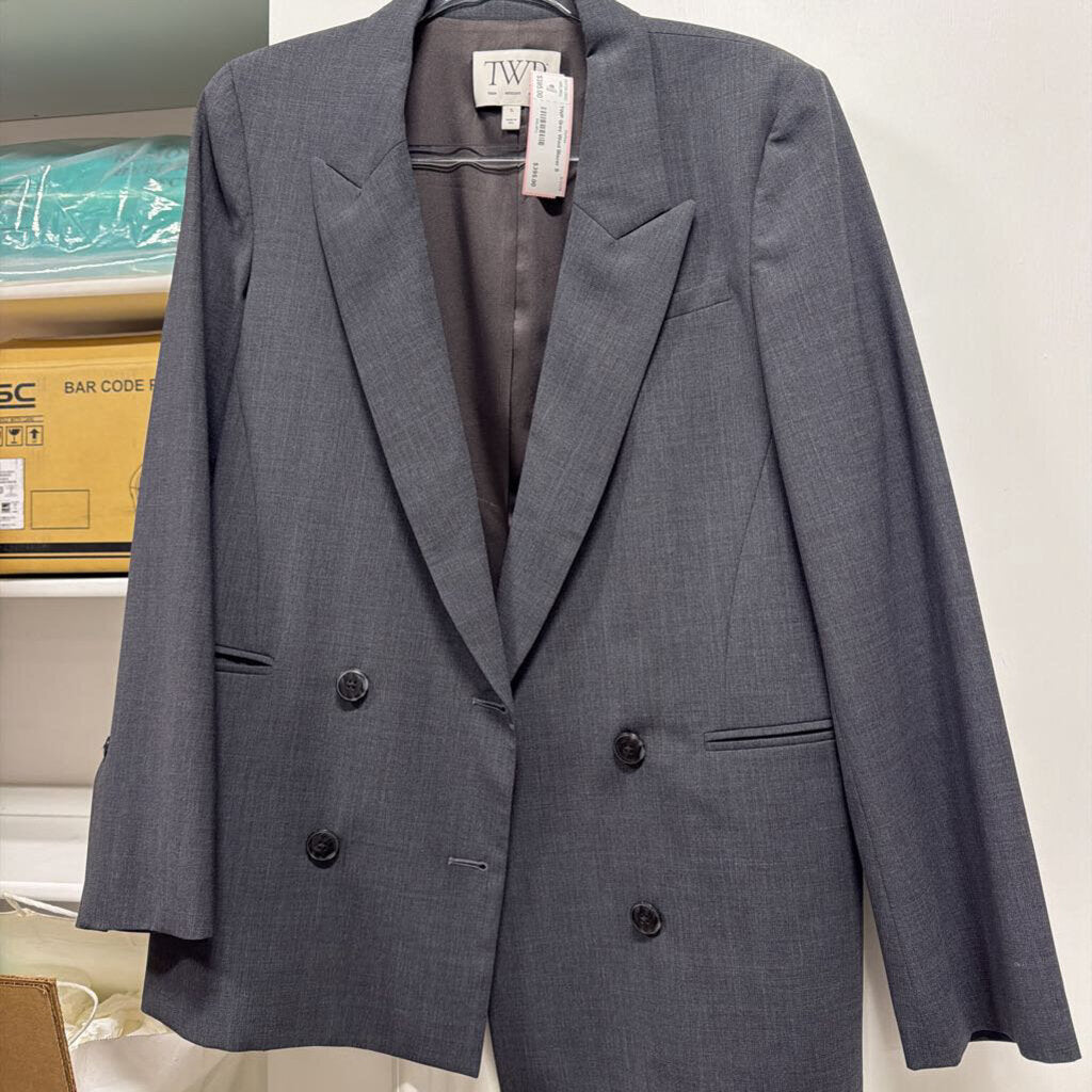 Grey Wool Blazer