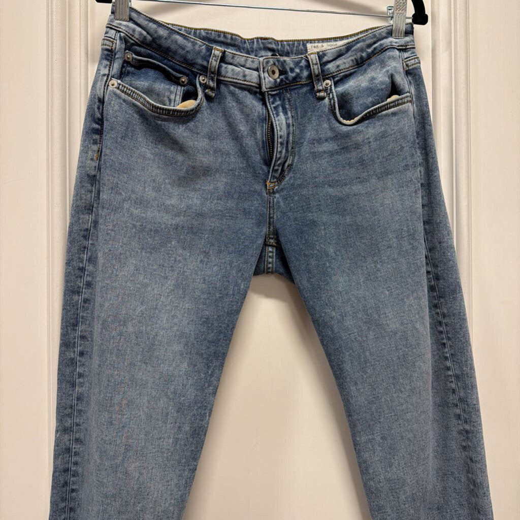 Medium Wash Straight Leg Jean