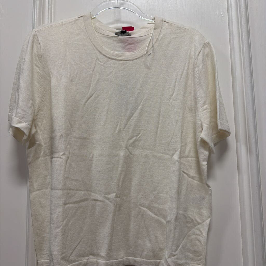 White Cotton/Cashmere Tee (NWT 158)