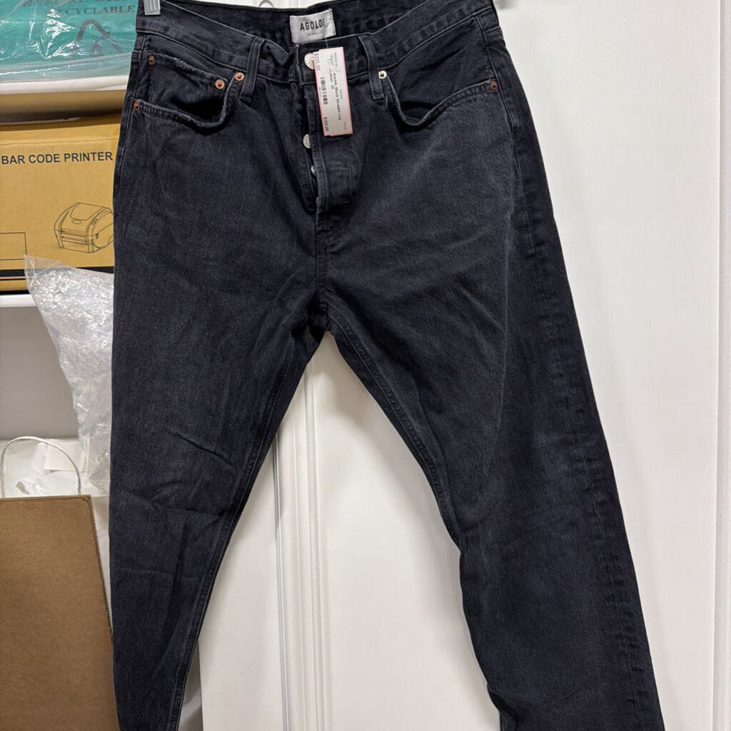 Black Straight Leg Jean