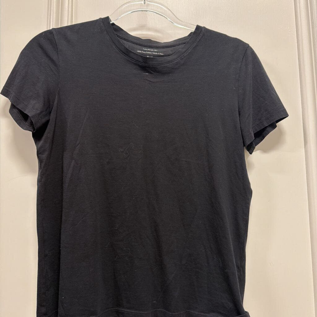 Black Cotton Tee