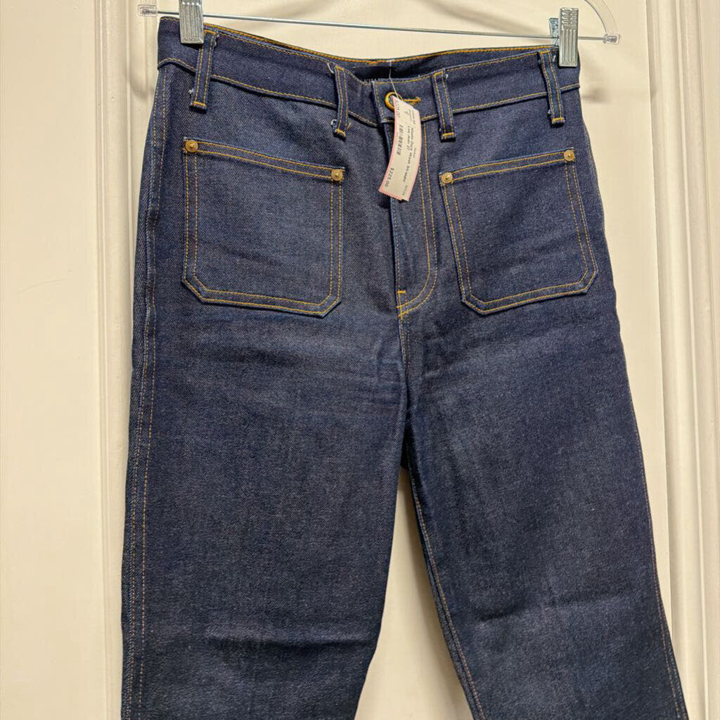 Dark Wash Straight Leg Jean
