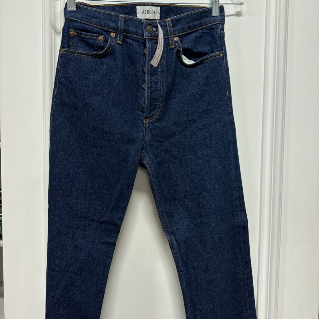 Dark Wash Straight Leg Jean