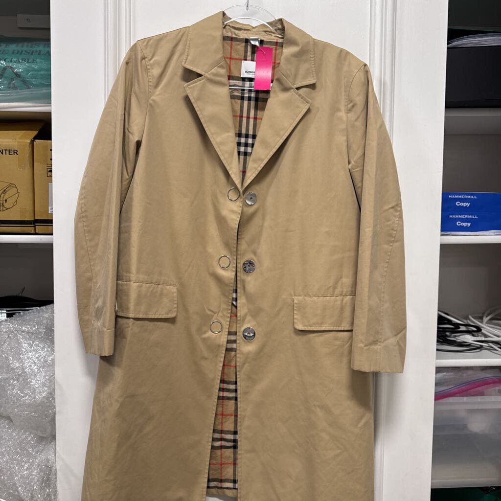 Khaki Cotton Trench Coat