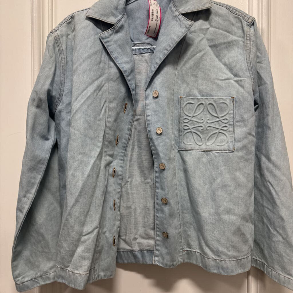 Light Washed Anagram Pocket Shirt