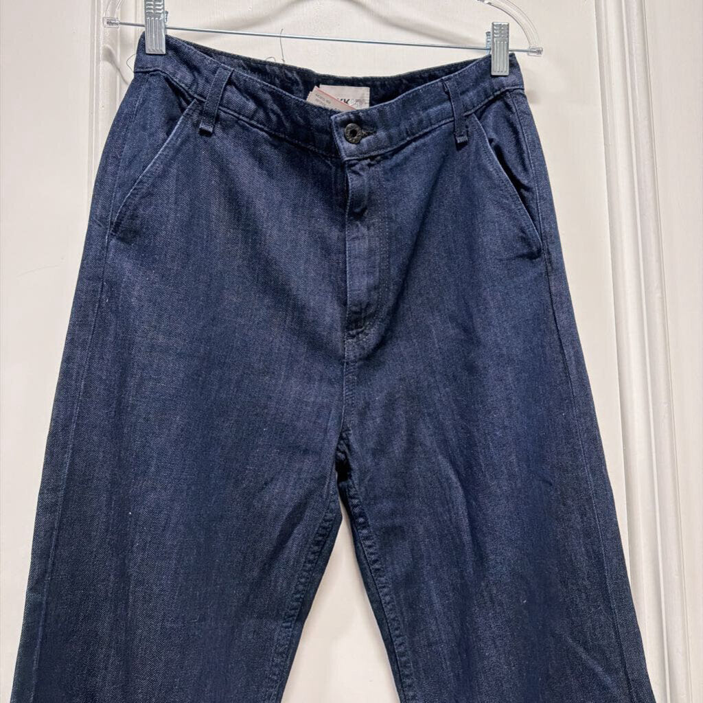 Dark Washed High Waist Jean