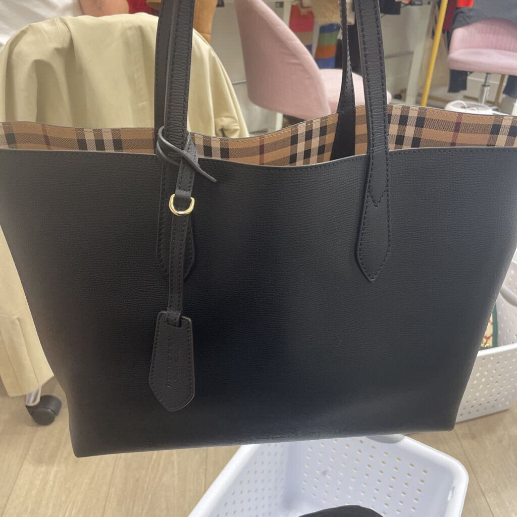 Black Reversible HaymarketTote