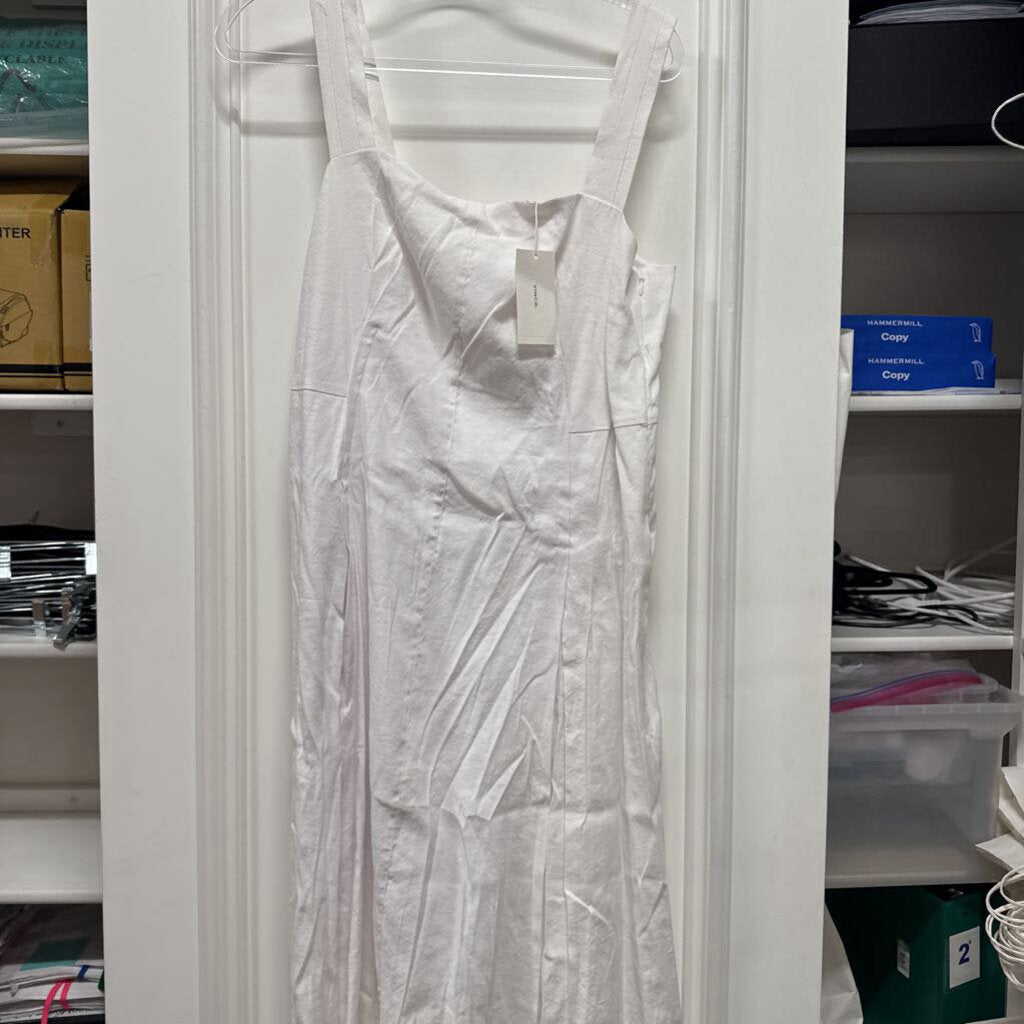 White Linen Maxi Dress (NWT)